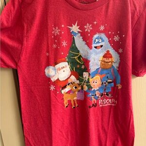 Red Rudolph Christmas T-Shirt